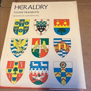 Heraldry Hardcover Book with Colorful Coat of Arms